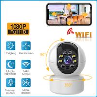 1080P WiFi Camera Video Surveillance Full Color Night Vision Automatic Human Tracking for Home Security Baby Camera