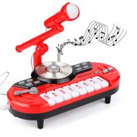 Kids Piano Keyboard with Microphone 8 Keys Multifunctional Electronic Piano Educational Musical Instrument Toys