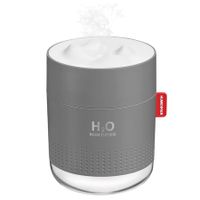 Portable Mini Humidifier,500ml Small Cool Mist Humidifier,USB Personal Desktop Humidifier for Baby Bedroom Travel Office Home,Auto Shut-Off,2 Mist Modes,Super Quiet (Grey)