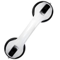 Shower Handle 12 inch Grab Bars for Bathroom Shower Handle with Strong Hold Suction Cup Grip Grab in Bathroom Bath Handle Grab Bars for Bathroom Safety Grab Bar (1pcs Black)