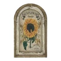 Rustic Farmhouse Floral Country Sunflower Painting Wall Artworks Pictures