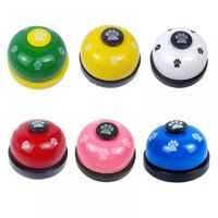 6pcs Pet Call Bell Dog Toys IQ Training Dog Cat Feeding Ringer Educational Pets Interactive Puzzle Bell For Eating Food Feeder