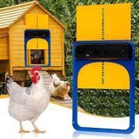 Automatic Chicken Coop Door IP44 Waterproof Automatic Chicken Coop Door with Light Sensor, Battery Operated