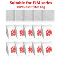 10Pack 3D Efficiency Dust Filter Bags for Miele FJM,CompactC2,S241-256i,S290,S300i,S578,S700,S4,S6 Series Canister Vacuum Cleaner Replaces Part