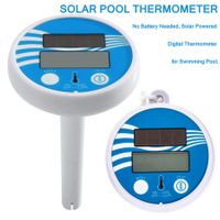 Solar Powered Digital Swimming Pool Thermometer Wireless Pond Floating LCD Display Bath Tub Thermometer