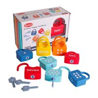 Kids ABC Learning Locks with Keys, Counting Numbers Play Toy, Educational Toys for 3 Year Old Boys and Girls