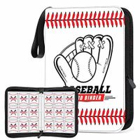 720CARDS Baseball Card Binder PU Sleeves Trading Cards 9 Pockets 40Pages Holder Protectors Set for Yugioh, MTG, Sports, Game