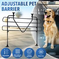 Dog Pet Cat Car Barrier Puppy Vehicle Divider Fence Safety Gate Partition Separator Guard Seat Tubular for SUV Cargo Truck Adjustable