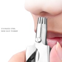 Stainless Steel Manual Nose Hair Cutter, Nose Hair Cutter