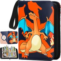 Card Binder for Cards Binder 4-Pocket, 440 Pockets Trading Card Games Collection Binder with Sleeves