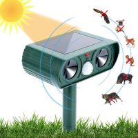 Animal Repeller Ultrasonic Solar Animal Repellent Outdoor Animal Deterrent Devices Repel Squirrel etc