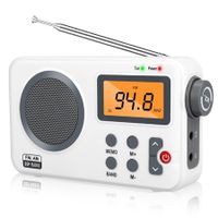 Portable AM FM Radio with LCD Display, TSV Personal Pocket Radio with Best Reception,Digital Stereo Radio Player for Home & Outdoor