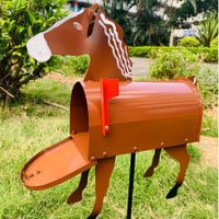 Unique Horse Mailbox | Animal Mailbox | Mailbox Covers | Creative Personalized Mailbox for Garden Decoration