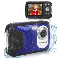 HD 1080P Waterproof Digital Camera Kids Digital Camer,Portable Digital Camera, Mini Rechargeable Electronic Camera for Kids