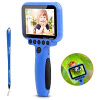 Kids Camera with Magnifier Function, Kids Toys,1080P FHD Kids Digital Video Camera Assembled 3.5Inch Large Screen with 8GB SD Card