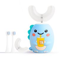 U-Shaped Electric Toothbrush for Kids with 4 Brush Heads, Kids Sonic Toothbrush with 5 Modes (6-12 Years)