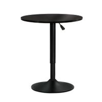 Artiss Bar Table Kitchen Tables Swivel Round Metal Black