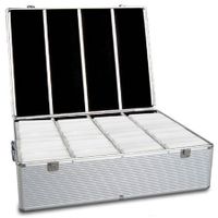 Aluminium CD DVD Bluray Storage Case Box 1000 Discs