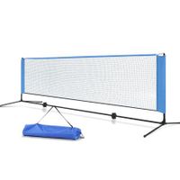 Everfit Portable Sports Net Stand Badminton Volleyball Tennis Soccer 3m 3ft Blue