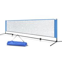 Everfit Portable Sports Net Stand Badminton Volleyball Tennis Soccer 4m 4ft Blue