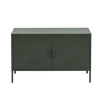 ArtissIn Base Metal Locker Storage Shelf Organizer Cabinet Buffet Sideboard Green