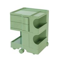 ArtissIn Replica Boby Trolley Storage 3 Tier Drawer Cart Shelf Mobile Green