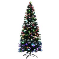 Jingle Jollys 1.8M 6FT LED Christmas Tree Xmas Multi Colour Lights Optic Fibre