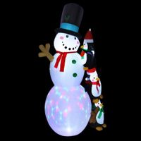 Jingle Jollys Christmas Inflatable Santa Tree 1.8M Lights Outdoor Decorations