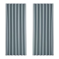 Artiss 2X Blockout Curtains Blackout Window Curtain Eyelet 240x230cm Grey