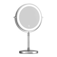 Embellir Makeup Mirror LED Light Cosmetic Round 360? Rotation 10X Magnifying