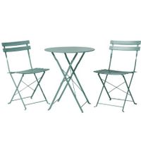 Gardeon Outdoor Setting Table and Chairs Bistro Set Folding Patio Furniture