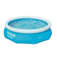 Bestway Above Ground Swimming Pool 305x76cm Fast Set Pool Family Filter Pump