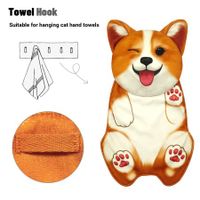 Corgi Hand Towels for Bathroom Kitchen Cute Dog Decor Decorative Hanging Towels  Absorbent Soft Face Towels Housewarming  Dog Mom Gifts for Women Dog Lover