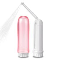 Portable Bidet,Mini Foldable Handheld Personal Travel Bidet with 2 Pressure Options Electric Sprayer Toilet for Personal Hygiene Cleaning/Soothing Postpartum Care/Perineal & Hemmoroid Treatment (Pink)