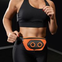 Portable Fanny Pack with Bluetooth Speaker Volume Stereo Sound Waterproof Wireless Speakers for Running Sports