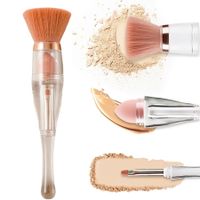 3-In-1 Foundation Brush Travel Makeup Brushes Set for Face Blush Liquid Powder Foundation Brush convenient Makeup Brushes Set