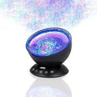Kids Night Light Projector, 7 Light Modes, Color Changing Music Player, Relaxation Sounds of Nature