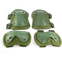 Adjustable Tactical Airsoft Knee Pads Protector Set for Cycling Skate
