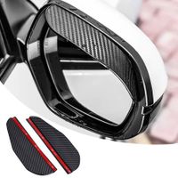 Mirror Rain Visor Eyebrow,Side Mirror Visor Rain Guards,Side Mirror Covers for Car Uniservial Fit (2 Pack)