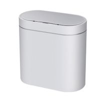 Bathroom Trash Can with Lid, 2.5 Gallon Waterproof Automatic Motion Sensor Garbage Bin