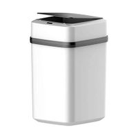 12L USB Rechargeable Automatic Sensor Dustbin Smart Trash Can Kitchen Bin for Bathroom Bedroom