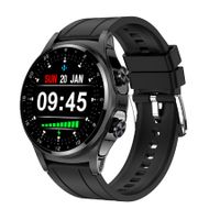 2023 Newest Smart Watch With TWS Wireless Headset For Women DIY Screen Bluetooth Call Weather Heart Rate Tracker Color Black