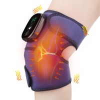 Electric Knee Massager Heated Knee Shoulder Pad Electric Heating Therapy Knee Massager Shoulder Physiotherapy Leg Joint Pain Relief Health Care
