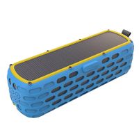 Solar Bluetooth Wireless Speaker 20W Portable HiFi Bass Stereo Sound with TF Card/Lighting/Aux for Travel/Home