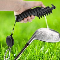 Golf Club Cleaner Brush with Water for Easy Cleaning, Holds 25ml of Water