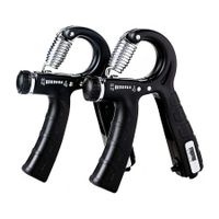 Hand Grip Strengthener 2 Pack, Grip Trainer, Forearm Exerciser with Counter, Adjustable Resistance 11-132lbs, Portable Forearm Exercise Equipment