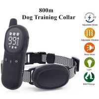 Dog Training Collar Electric Pet Remote Control Barkproof Collars for Dogs Vibration Sound Shock Rechargeable Waterproof