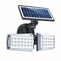 Solar Light Outdoor Motion Sensor Wide-Illumination 42 LED IP65 Waterproof Security Flood Lights Solar Powered Detected for Garage,Porch,Yard