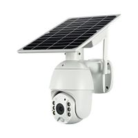 Solar Monitoring Camera Outdoor 360° Yuntai Network Night Vision Mobile Phone Remote Home Wireless Camera(Operated with Wifi and TF Card is not Included)
