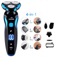 Electric Shaver Razor Wet/Dry Rechargeable Rotary Cordless USB Charging New